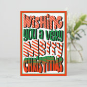 Cartes Pour Fêtes Annuelles Joyeux Noël (Debout devant)