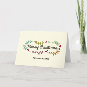 Cartes Pour Fêtes Annuelles Joyeux Noël