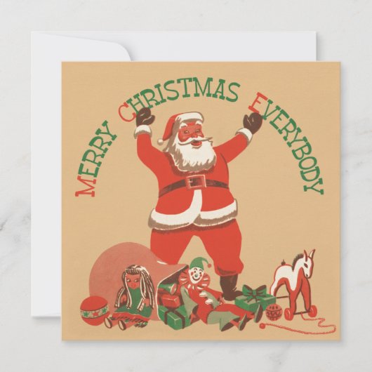 Cartes Pour Fêtes Annuelles Joyeux Noël (Devant)