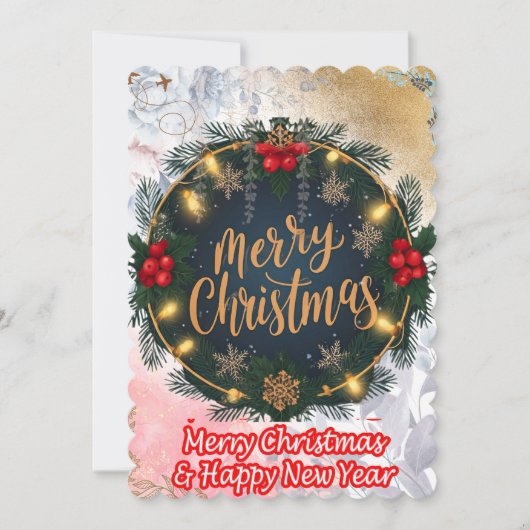 Cartes Pour Fêtes Annuelles Joyeux Noël (Devant)