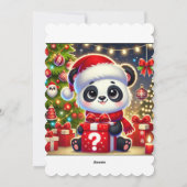 Cartes Pour Fêtes Annuelles Joyeux Noël (Dos)