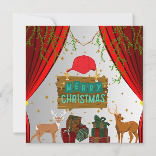 Cartes Pour Fêtes Annuelles joyeux Noël (Devant)