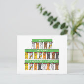 Cartes Pour Fêtes Annuelles Joyeux Noël (Debout devant)