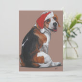 Cartes Pour Fêtes Annuelles Joyeux Noël (Debout devant)