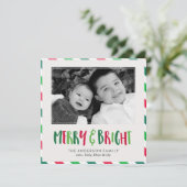 Cartes Pour Fêtes Annuelles Joyeux Noël (Debout devant)