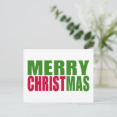 Cartes Pour Fêtes Annuelles Joyeux Noël (Debout devant)