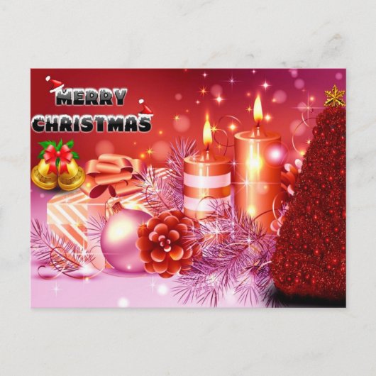 Cartes Pour Fêtes Annuelles joyeux noël (Devant)