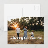 Cartes Pour Fêtes Annuelles Joyeux Noël (Devant / Derrière)