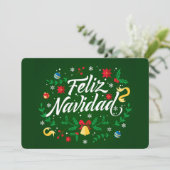 Cartes Pour Fêtes Annuelles Joyeux Noël (Debout devant)