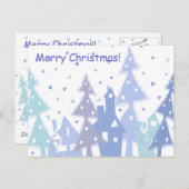 Cartes Pour Fêtes Annuelles Joyeux Noël ! (Devant / Derrière)