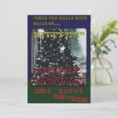 Cartes Pour Fêtes Annuelles Joyeux Noël (Debout devant)