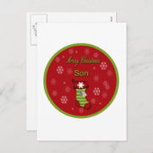 Cartes Pour Fêtes Annuelles Joyeux Noël (Devant / Derrière)