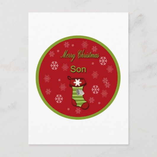 Cartes Pour Fêtes Annuelles Joyeux Noël (Devant)