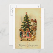 Cartes Pour Fêtes Annuelles Joyeux Noël (Devant / Derrière)