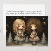 Cartes Pour Fêtes Annuelles Joyeux Noël (Devant / Derrière)