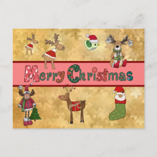 Cartes Pour Fêtes Annuelles Joyeux Noël