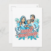 Cartes Pour Fêtes Annuelles Joyeux Noël (Devant / Derrière)