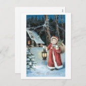 Cartes Pour Fêtes Annuelles Joyeux Noël (Devant / Derrière)
