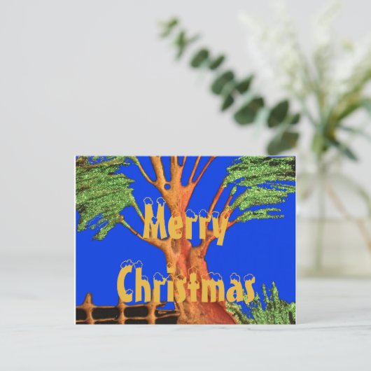 Cartes Pour Fêtes Annuelles Joyeux Noël (Debout devant)
