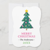 Cartes Pour Fêtes Annuelles Joyeux Noël (Devant)