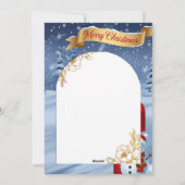 Cartes Pour Fêtes Annuelles Joyeux Noël (Dos)