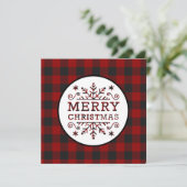 Cartes Pour Fêtes Annuelles Joyeux Noël (Debout devant)