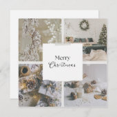 Cartes Pour Fêtes Annuelles joyeux Noël (Devant / Derrière)