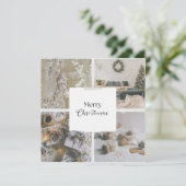 Cartes Pour Fêtes Annuelles joyeux Noël (Debout devant)