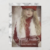 Cartes Pour Fêtes Annuelles Joyeux Noël (Devant / Derrière)