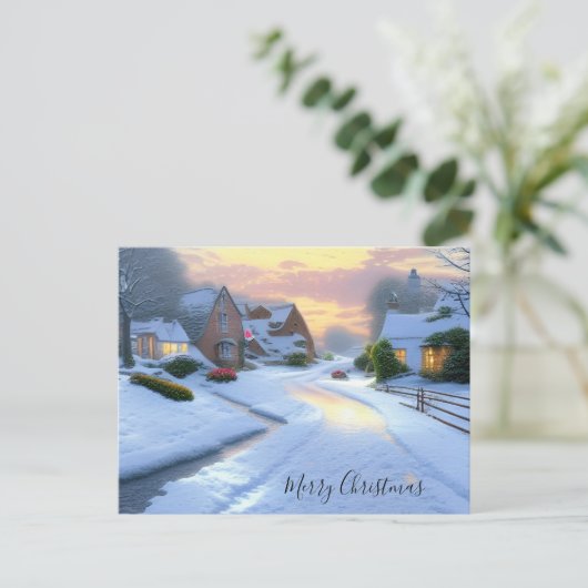 Cartes Pour Fêtes Annuelles Joyeux Noël (Debout devant)