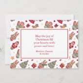 Cartes Pour Fêtes Annuelles Joyeux Noël (Dos)