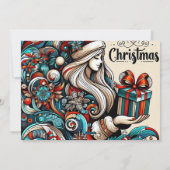 Cartes Pour Fêtes Annuelles Joyeux Noël (Dos)