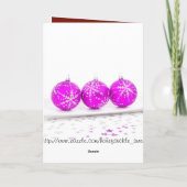 Cartes Pour Fêtes Annuelles Joyeux Noël (Dos)