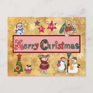 Cartes Pour Fêtes Annuelles Joyeux Noël