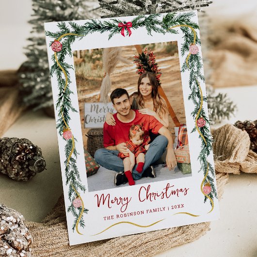 Cartes Pour Fêtes Annuelles Joyeux Noël 1 Photo