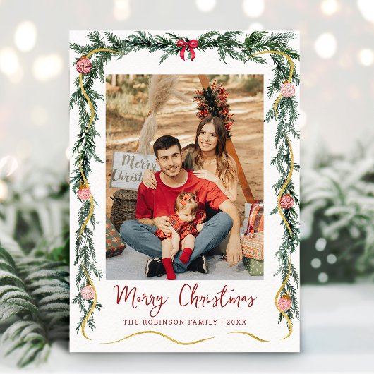 Cartes Pour Fêtes Annuelles Joyeux Noël 1 Photo