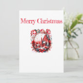 Cartes Pour Fêtes Annuelles Joyeux Noël 2023 (Debout devant)