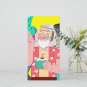 Cartes Pour Fêtes Annuelles Joyeux Noël 2024 (Debout devant)