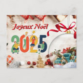 Cartes Pour Fêtes Annuelles Joyeux Noël 2025 (Dos)
