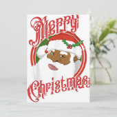 Cartes Pour Fêtes Annuelles joyeux noël 2025 santa claus (Debout devant)