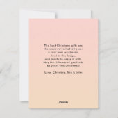 Cartes Pour Fêtes Annuelles Joyeux Noël! 2 Photo, Arbre de Noël (Dos)