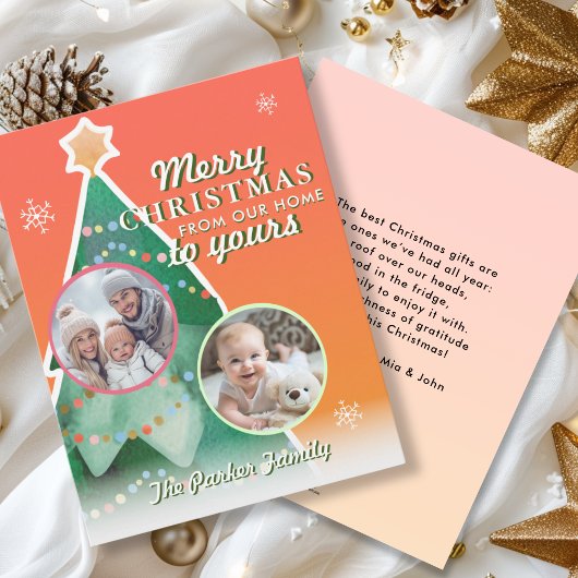 Cartes Pour Fêtes Annuelles Joyeux Noël! 2 Photo, Arbre de Noël