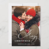 Cartes Pour Fêtes Annuelles Joyeux Noël 2 PHOTO Salutation (Devant)