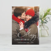 Cartes Pour Fêtes Annuelles Joyeux Noël 2 PHOTO Salutation (Debout devant)