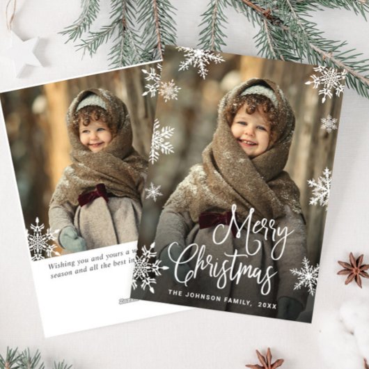 Cartes Pour Fêtes Annuelles Joyeux Noël 2 PHOTO Salutation