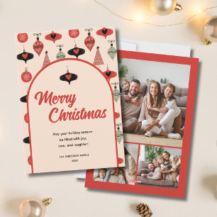 Cartes Pour Fêtes Annuelles Joyeux Noël 3 Collage photo famille