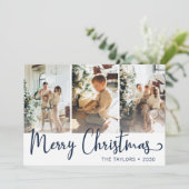 Cartes Pour Fêtes Annuelles Joyeux Noël 3 Photo (Debout devant)