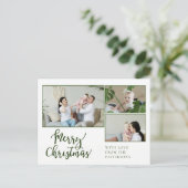 Cartes Pour Fêtes Annuelles Joyeux Noël! 3- Photo (Debout devant)