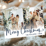 Cartes Pour Fêtes Annuelles Joyeux Noël 3 Photo<br><div class="desc">Cette fabuleuse carte photo collage de Noël avec 3 photos, Joyeux Noël dans une police de script moderne, et votre nom de famille et année serait parfait pour envoyer à vos amis et votre famille. Tout le monde aimera avoir de nouvelles photos de vos enfants adorables ou de votre belle...</div>