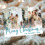 Cartes Pour Fêtes Annuelles Joyeux Noël 3 Photo<br><div class="desc">Cette fabuleuse carte photo collage de Noël avec 3 photos, Joyeux Noël dans une police de script moderne, et votre nom de famille et année serait parfait pour envoyer à vos amis et votre famille. Tout le monde aimera avoir de nouvelles photos de vos enfants adorables ou de votre belle...</div>